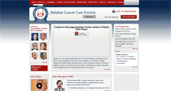 Desktop Screenshot of cancercaremccskannur.org